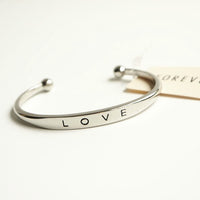 Love Cuff Bangle Bracelet