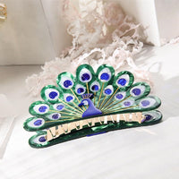 Peacock Hair Clip