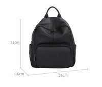 High Capacity Leather Backpack