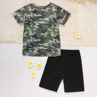 'Daddy's Girl' Camouflage Outfit Top & Coordinating Pants Set