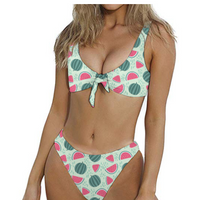 Fruit Print Bikini Swimsuit
