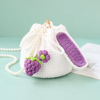 Strawberry Rabbit Hand-woven Bag
