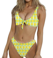 Fruit Print Bikini Swimsuit
