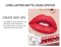 Non-sticky Matte Liquid Lipstick Set
