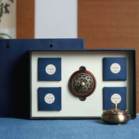 Pure Copper Incense Burner Incense Plate Gift Set