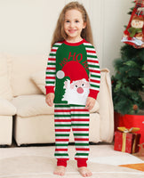 Pijamas navideños familiares Conjuntos a juego Rayas rojas Ropa de dormir navideña para vacaciones Jammies Trajes de pijamas de manga larga