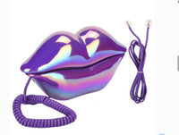 Retro Lips Landline Corded Phone