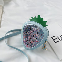 Summer Children's Pineapple Strawberry One Shoulder Jelly Bag