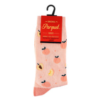 Peach Novelty Socks