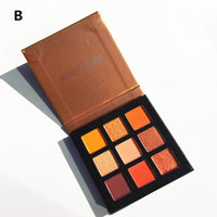 Beauty Glazed 9-colors Eyeshadow Palettes Solar System Planets