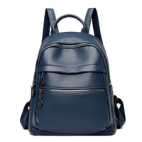 Sac à dos de voyage simple en cuir PU