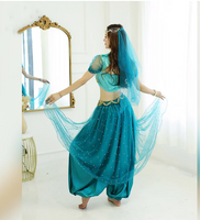 Cosplay Jasmine Costume Princess Belly Dance Performance Costume