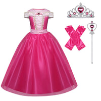 Navidad Cos Zhongda faldas para niñas vestido de princesa Ailo de la Bella Durmiente