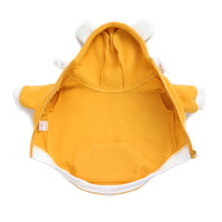 Bear Ears Hooded Fleece Dog Sweatshirt