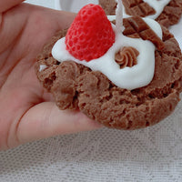 Strawberry Chocolate Cake Aromatic Candle Decoration