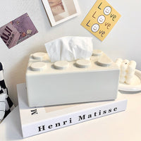 Storage Ideas Cartoon Building Block Tissue Box