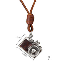 Fashion Clothing Lanyard Nostalgic Camera Pendant