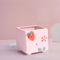 Cute Strawberry Thumb Basin