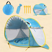 Children's Outdoor Beach Tent Single Layer Camouflage Western Style Double Easy Single Layer
