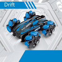 Remote Control Off-road Vehicle Sound And Light Stunt Rolling Car Children's Educational Toys