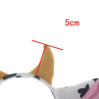 Diadema con orejas de vaca