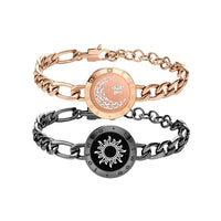 Sun-Moon Smart Sensing Couple Bracelets
