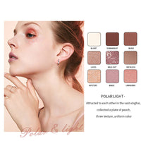 Pudeier Galaxy Collection 9-Colors Eyeshadow Palettes