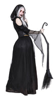 Costume d'horreur de sorcière Vampire foncé, COS, mascarade, spectacle de fête, Costume d'Halloween