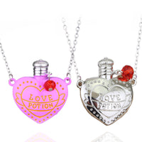 Love Pill Potion Bottle Pendant Necklace