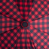 Gingham Checkered Compact Auto-open Umbrellas
