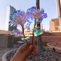 Gold Foil Iridescent Rose Bouquet