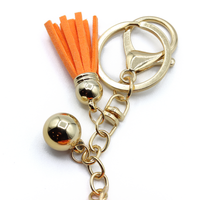 Bling  Crystal Basketball Sport Keychain
