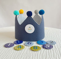 Korean Ins Style Children's Birthday Hat Crown Ball Party Theme Hat Photography Photo Props