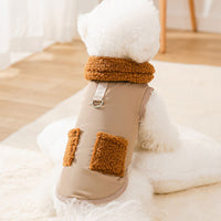 Green Coffee Small Dog Pet Cat Autumn &Winter Pet Cute Coat