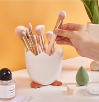 Pen Holder Cracked Chicken Egg Storage Box Multifunctional