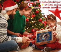 Puzzle de calendrier de l'Avent de Noël en papier