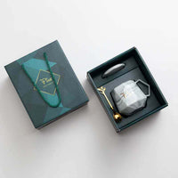 Ceramic Mug With Lid & Spoon Gift Box Sets