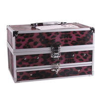 Miss Rose Leopard Print Professional Makeup Kit