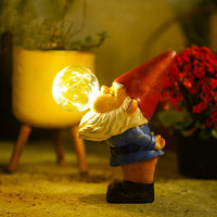 Nains de jardin à lampe solaire