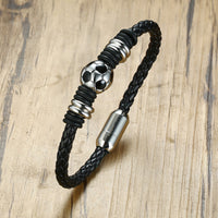 Bracelet Titane Acier Football Accessoires