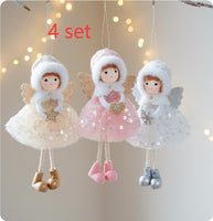 Christmas Winter Angel Girl Ornaments