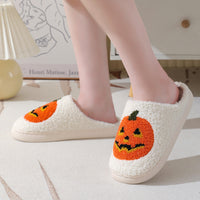 Pantuflas Jack-o-Lantern de calabaza de Halloween
