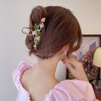 Strawberry Metal Hair Clip