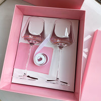 Ins Red Wine Glass Gift Box High-value Suit Romantic Personality Couple Wedding Gift Champagne Glass Crystal Goblet