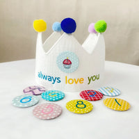 Korean Ins Style Children's Birthday Hat Crown Ball Party Theme Hat Photography Photo Props