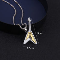 Collier en acier inoxydable pour guitare de troupe