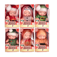 6PCS Mini Holiday Baby Dolls