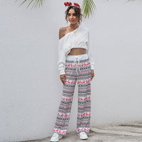 Pantalon de survêtement imprimé de Noël