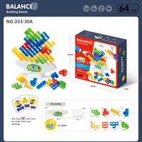 Jeu de puzzle d'équilibrage de tour Tetra Block