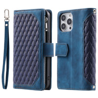 Zipper Wallet Card Flip Multifunction Leather iPhone Case